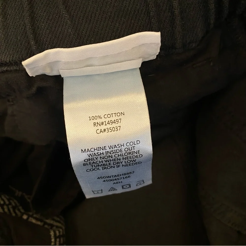 Joe's Jeans || Brinkley High-Rise Paperbag Straight Jeans Belted Black 28‎ NWT